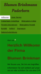 Mobile Screenshot of blumenbrinkmann.de